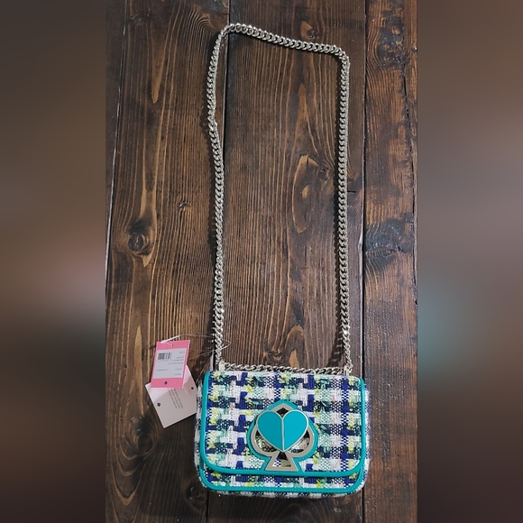 Kate Spade Nicola Tweed Twist Lock Bag - Picture 5 of 11